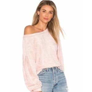 Free People Velvet Pullover